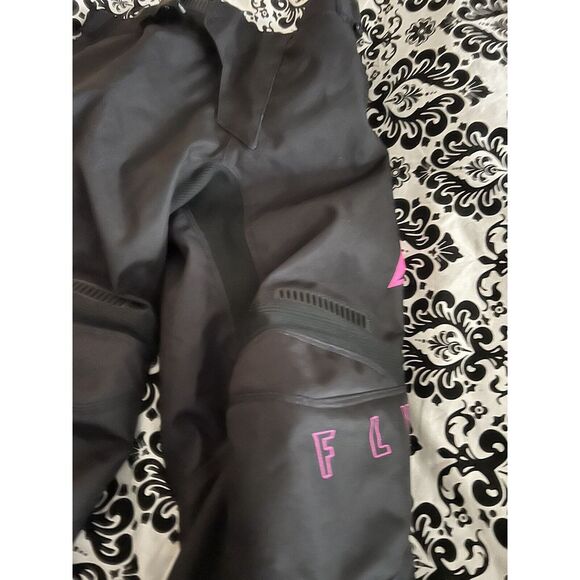 Ladies Fly F-16‎ Racing Pants Size 24 Black Pink F4